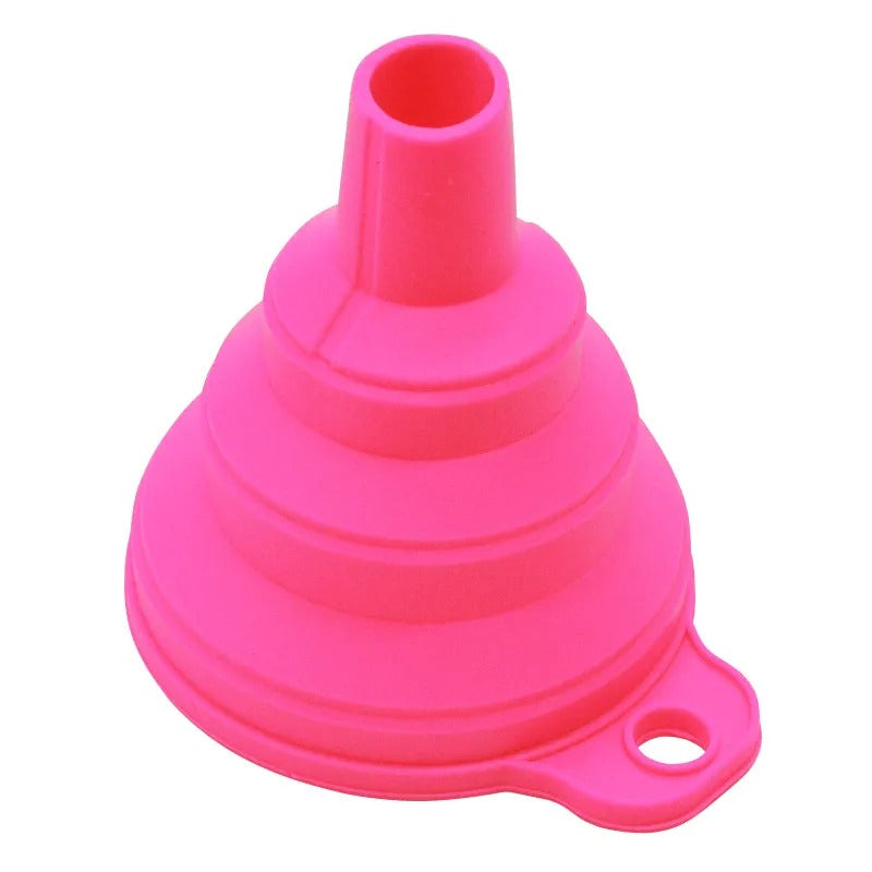 mini Foldable Funnel Silicone Collapsible Portable Funnels for Fuel Hopper Beer Oil Kitchen Accessories Tools Items