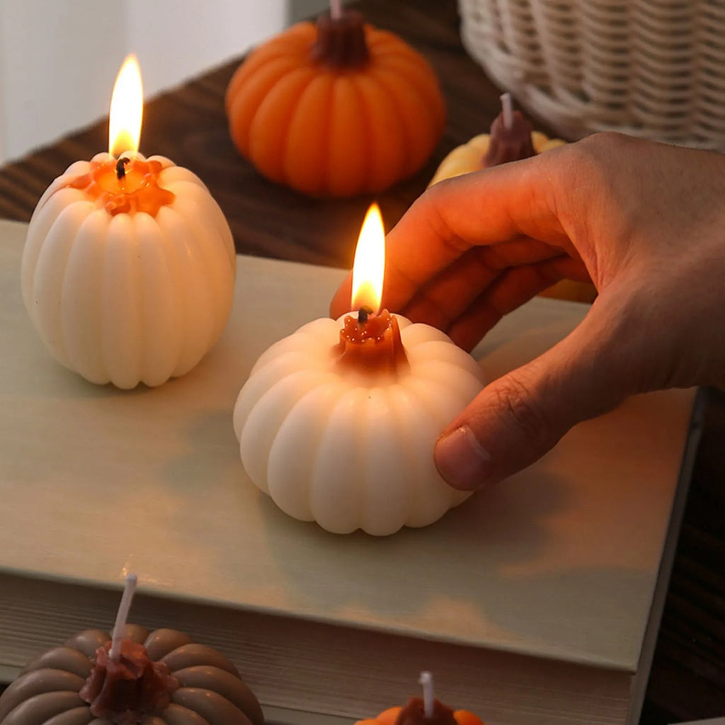 New Halloween Aromatherapy Candle Creative Pumpkin Shape Home Desktop Decoration Ornaments Holiday Birthday Gift Souvenir