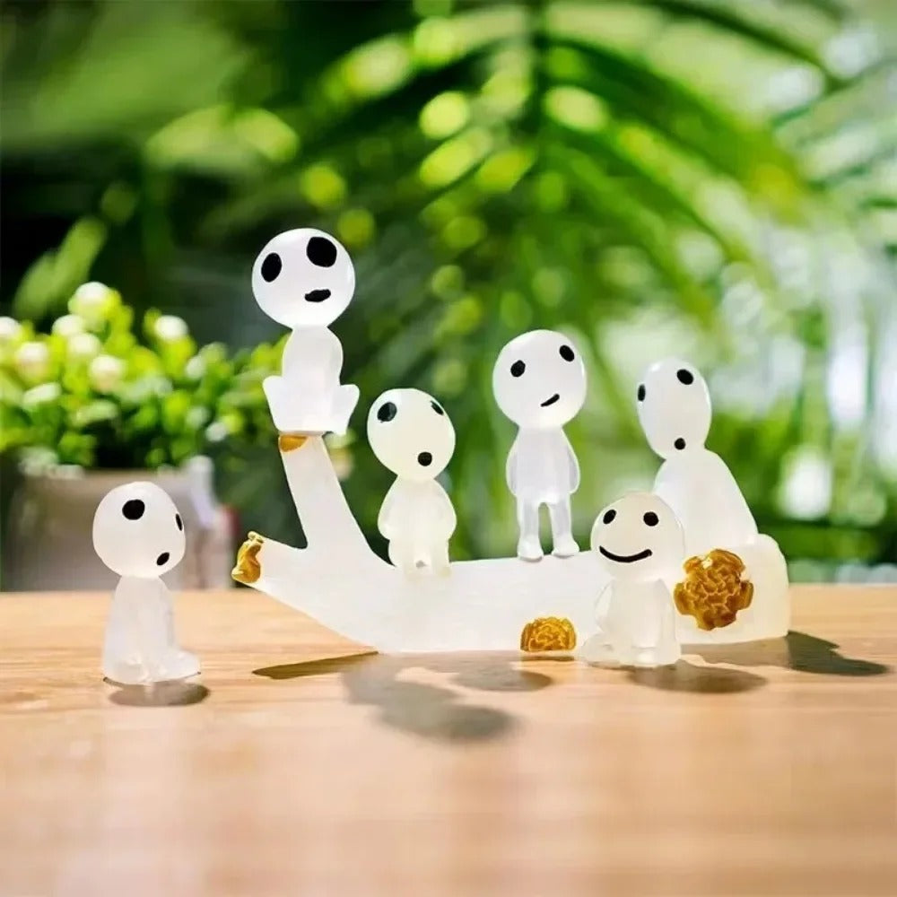 10pcs Cute Miniature Figures Landscape Decoration Fish Tank Home Decoration Garden Decoration Mini Ornament Glow in The Dark