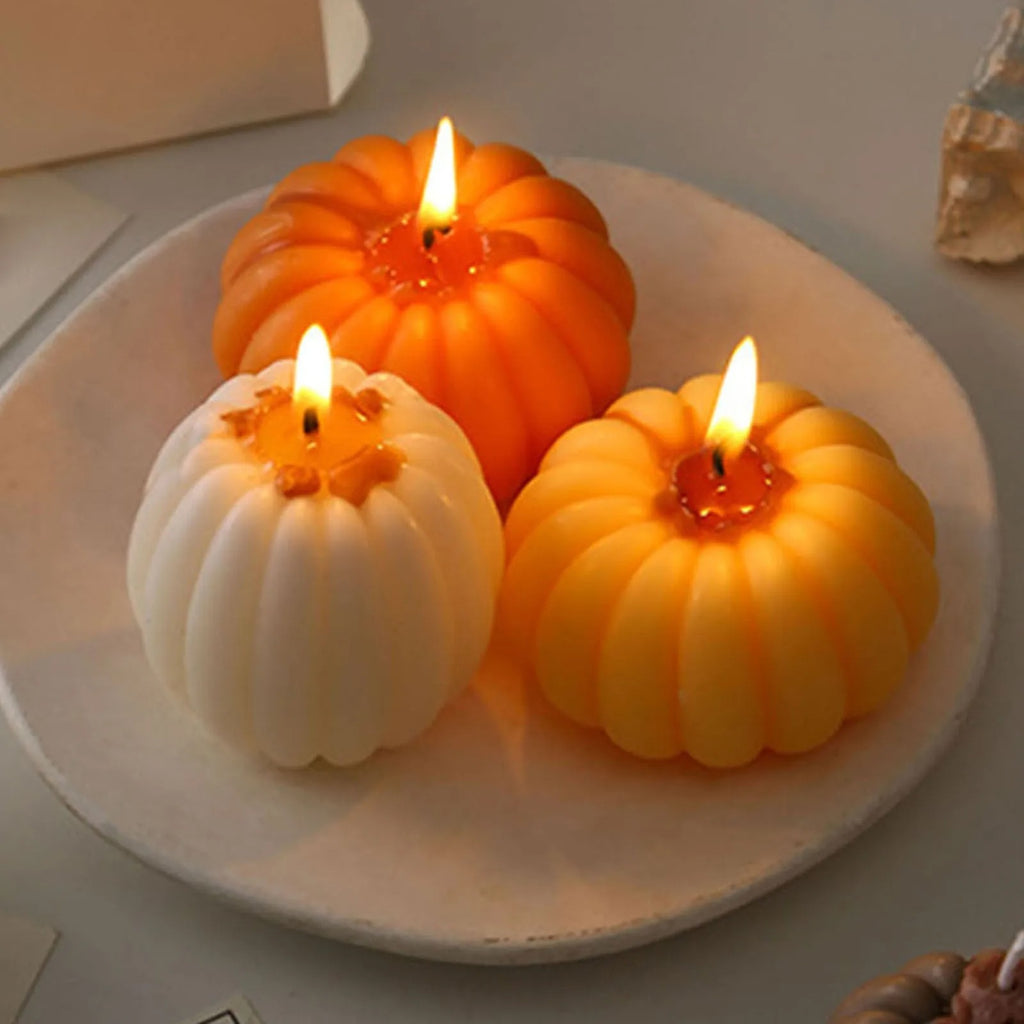 New Halloween Aromatherapy Candle Creative Pumpkin Shape Home Desktop Decoration Ornaments Holiday Birthday Gift Souvenir