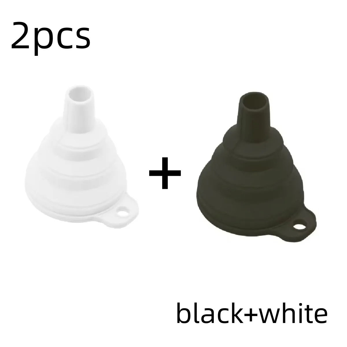 mini Foldable Funnel Silicone Collapsible Portable Funnels for Fuel Hopper Beer Oil Kitchen Accessories Tools Items